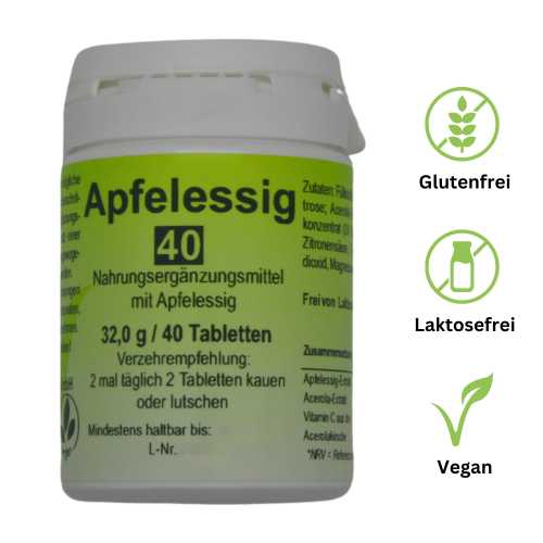 Apfelessig-Kautabletten – Natürlich für Wohlbefinden & Verdauung